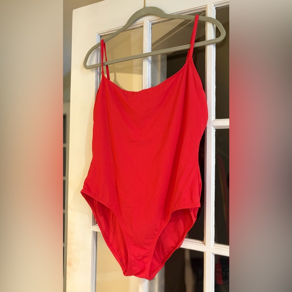 Anne Cole Women's Red One-Piece Swimsuit